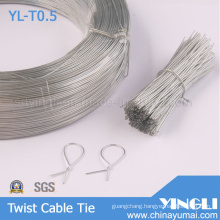 Clear Round Shape Twist Cable Tie (YL-T0.5)